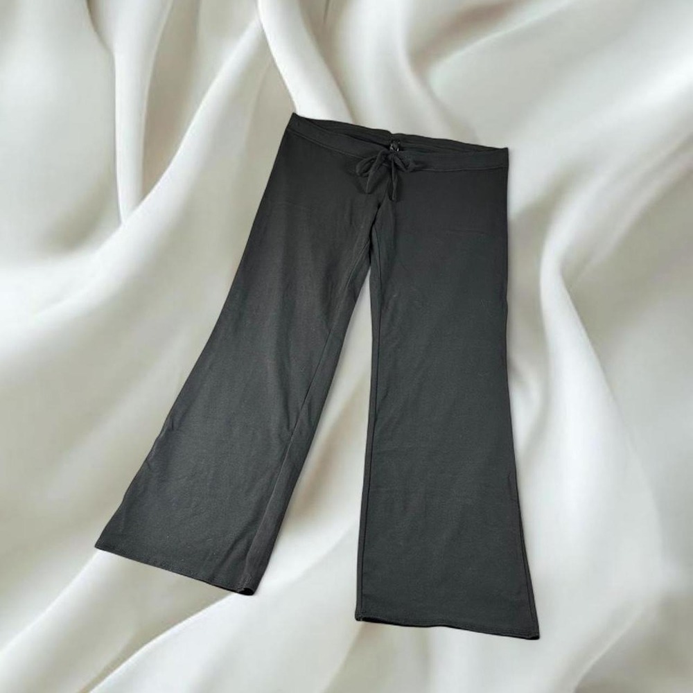 NWT Skims cotton jersey soot black crop capris gaucho pants Y2k mcbling boho